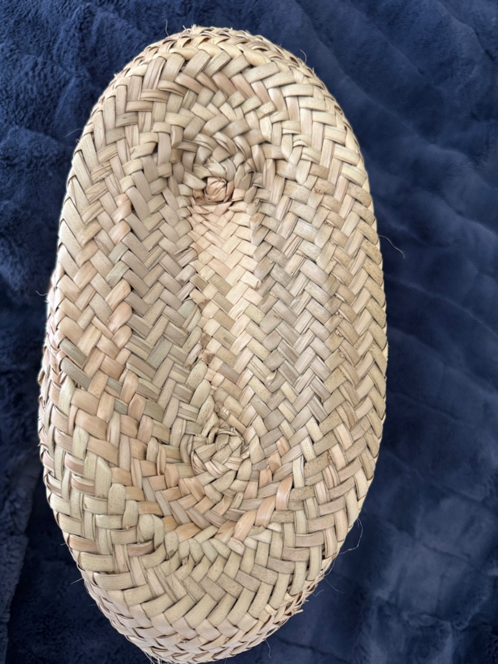 Furla Yellow Woven Tote with Tan Leather Handles - Picture 9 of 12